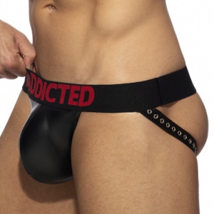 AD Fetish Jockstrap TAPE RUB Black