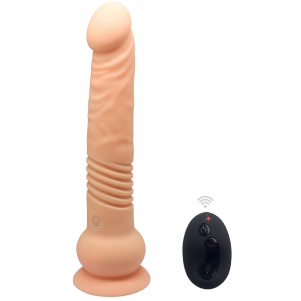 De Commander vibrerende dildo 19 x 3.7cm