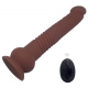 Dildo vibrante Commander 19 x 3,7 cm marrone