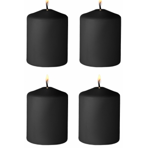 Ouch! Set di 4 candele Tease Fico Nero 24g