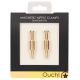 Magnetic nipple clamps Diamond Pin x2 Gold