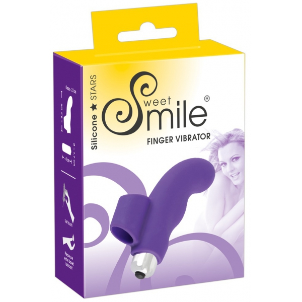 Vibrating finger Sweet Smile Violet