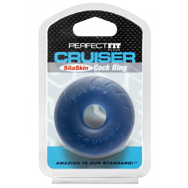 Fat Boy SilaSkin Cruiser Ring - Blue