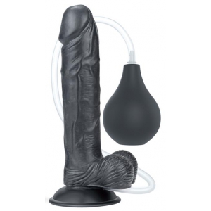 Squirting Squirt Abspritzdildo 20 x 4.5cm Schwarz