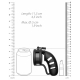 ManCage Silikon-Keuschheitsgürtel Modell 19 - 11.5 x 3.2cm