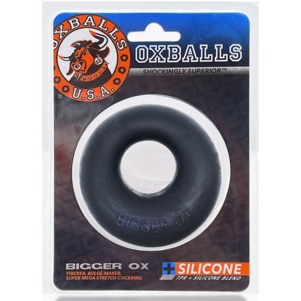 Silikon Cockring Bigger Ox Schwarz