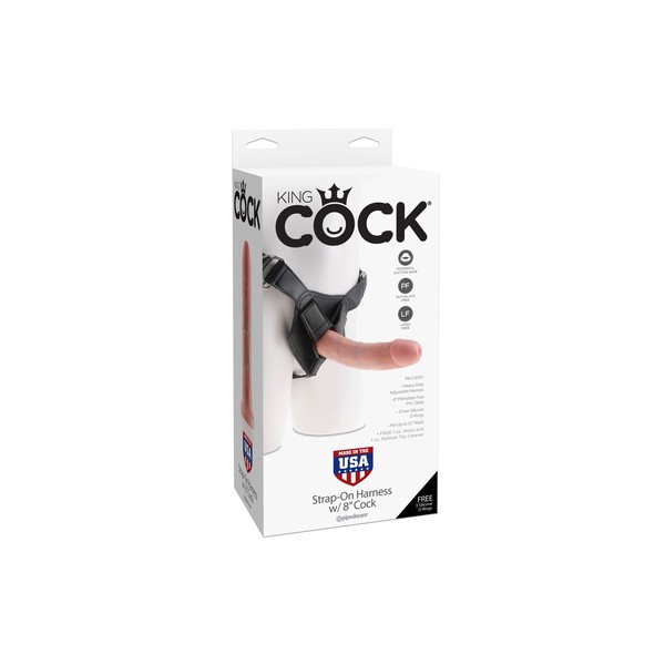 Dildo Gürtel Strap-On King Cock 20.3 x 4.6cm