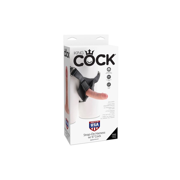 Dildo Strap-On Gürtel King Cock 15.2 x 4.1 cm