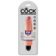 Consolador vibrador King Cock Stiffy 15 x 4 cm Carne