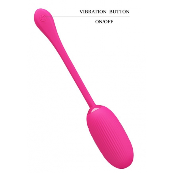 Doreen Pretty Love Huevo Vibrador Electroconectado 7 x 3,4cm Rosa