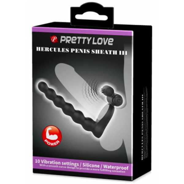 Punta de pene Hercules Pretty Love 13 x 2,5cm