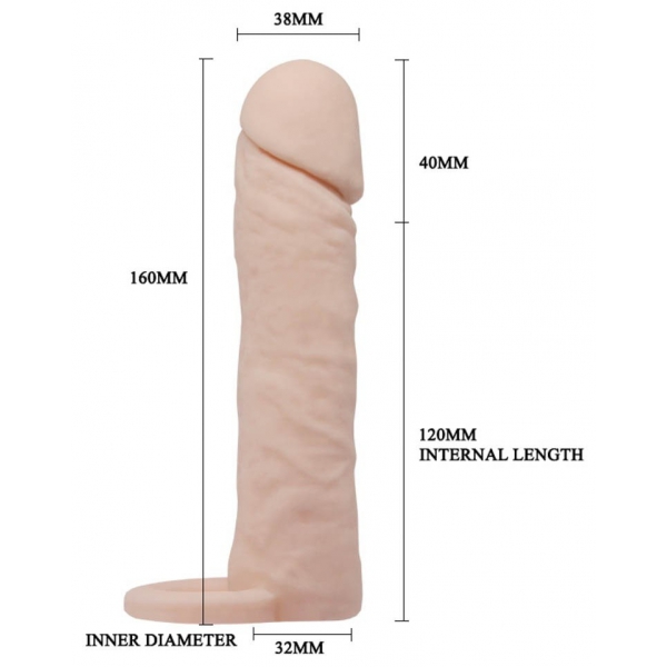 Sleevy penis sheath 15 x 3.8cm
