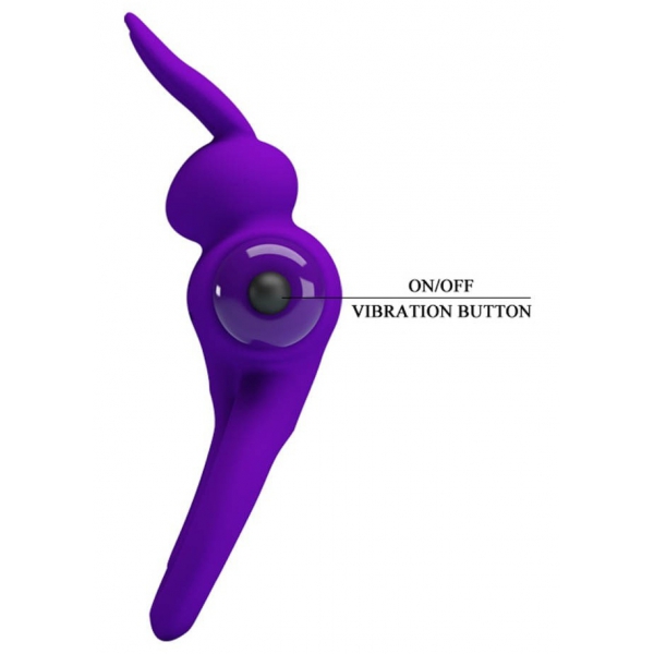 Anillo vibrador con conejo 27mm