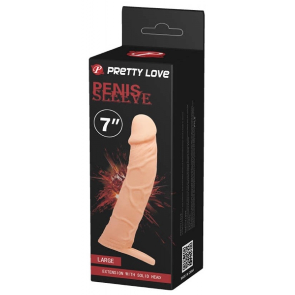 Penismanschette Extend Sleeve Pretty Love 17 x 3.5cm