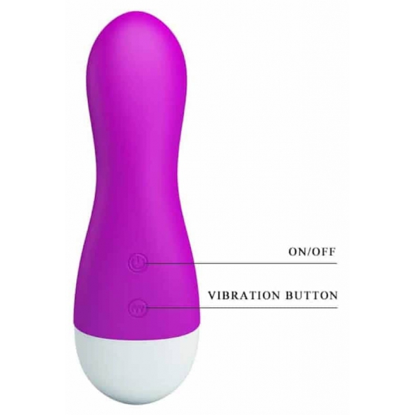 Stimulateur de clitoris Ian Pretty Love 12cm Violet