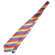 Gravata arco-íris com elástico 35cm