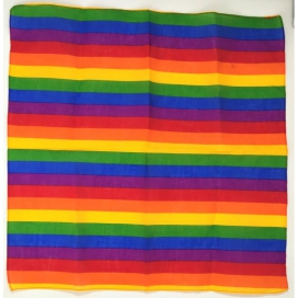 Regenboog Sjaal 52 x 52cm
