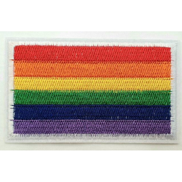 Aufklebbarer Aufnäher Rainbow 5.5 x 8.5cm