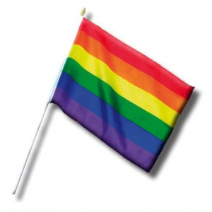 Pride Items Mini Bandeira Arco-Íris 20 x 30cm