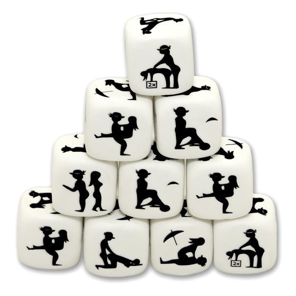 Naughty dice with Kamasutra positions