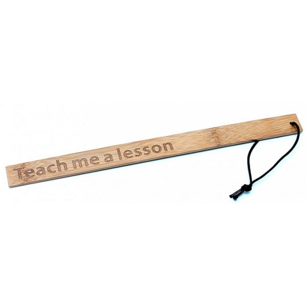 Bamboe peddel Teach Me a Lesson 40cm