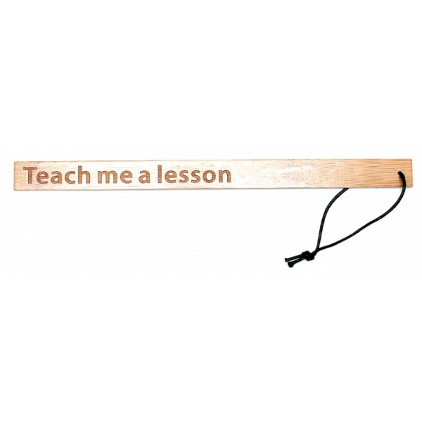 Rimba - Teach Me A Lesson - Règle de bambou