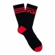 Socks AD TOP Black-Red