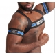 Urban Club Blue Biceps Armbands x2
