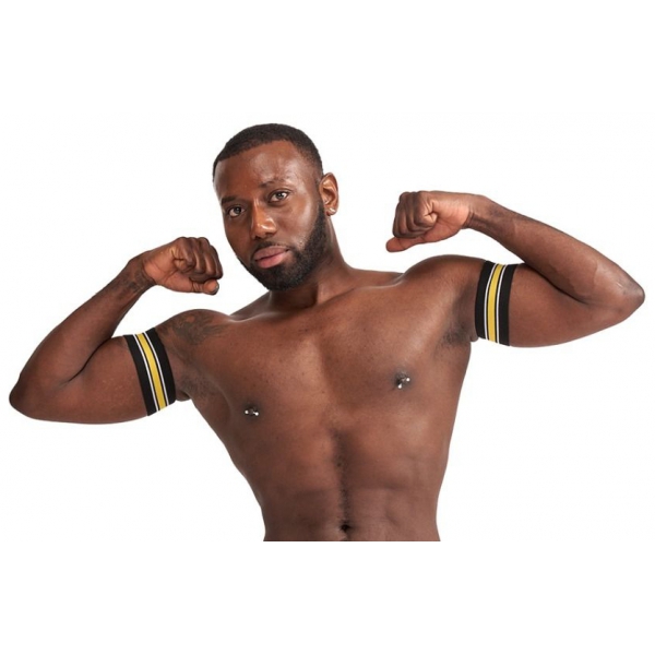 Urban Club Yellow Biceps Armbands x2