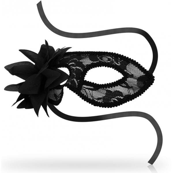 OHMAMA Mask Lace and Black Flower