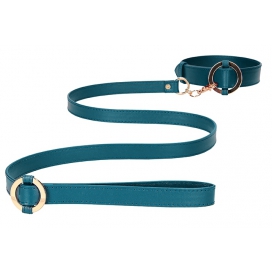 Ouch! Halo Collier-Laisse Halo Col Bleu