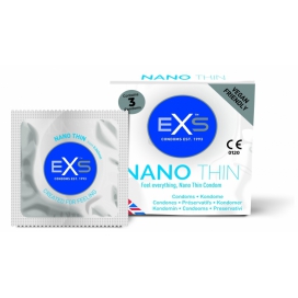 EXS Preservativos Nano Fino x3