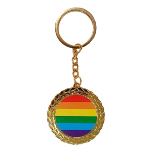  Regenboog Gouden Medaille Sleutelhanger