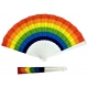 Regenboog waaier 23cm