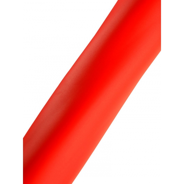 Dildo a verme lungo N°1 - 39 x 3 cm rosso