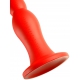 Long Stretch Worm Dildo N°6 - 60 x 6cm Red