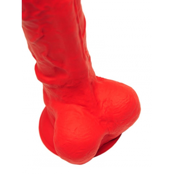 Silikon-Dildo Stretch N°1 - 14 x 3.7cm Rot