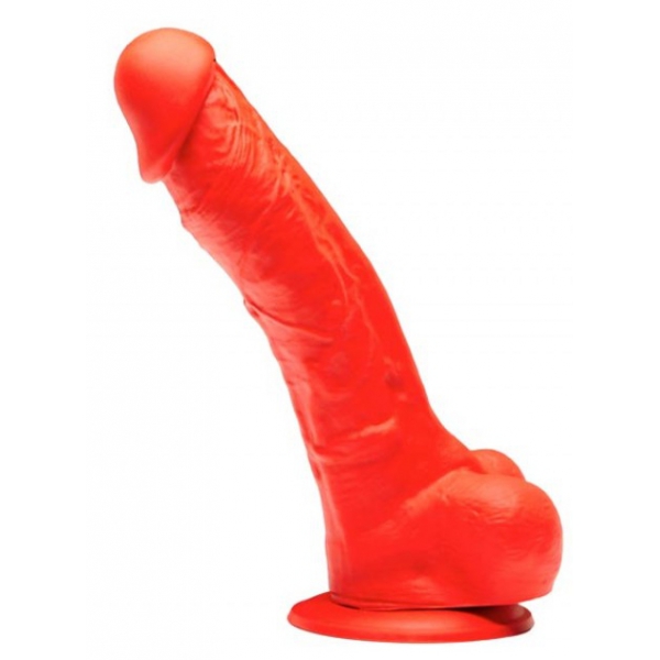 Silicone Dildo Stretch N°3 - 19 x 4.8cm Rood