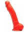 Silicone Dildo Stretch N°4 - 23 x 5.2cm Red