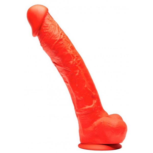 Silicone Dildo Stretch N°6 - 26 x 5.8cm Red