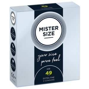 MISTER SIZE Preservativos MISTER SIZE 49mm x3