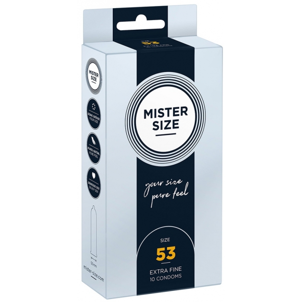 Preservativi MISTER SIZE 53mm x10