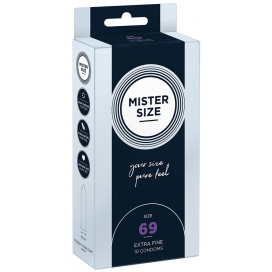 MISTER SIZE Mister Size - Pure Feel - 69 mm - 10 pack