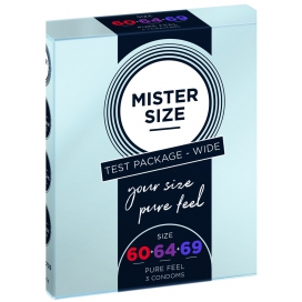 MISTER SIZE Condooms Monster 3 maten 60, 64 en 69mm