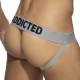 Jockstrap PUSH UP MESH Grey