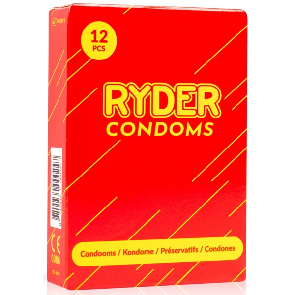 Ryder Latex Condoms x12