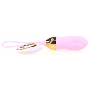 Stripe Sex Vibrating Egg 8.5 x 3cm Pink