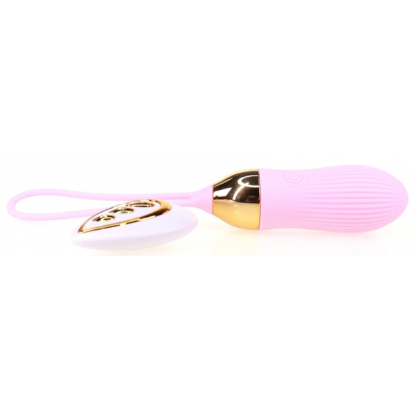 Stripe Sex Vibrating Egg 8.5 x 3cm Pink