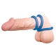 Lot de 3 anneaux péniens en silicone LUST Bleus