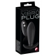 Vibrerende Plug Vibro 10 x 3.8cm Zwart